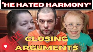 Closing Arguments -  Day TEN Adam Montgomery Trial | Harmony Montgomery