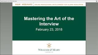 Mastering the Art of the Interview