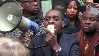 KWABO TV Manifestation contre l'esclavage des migrants en Libye Paris LE 18/11/2017