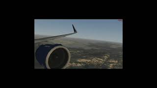 Jet Blue B737-800 Passenger View Over Denver #shorts #rfsuniverse #ytshorts #jetblue