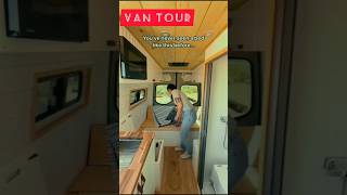 you've never seen a bed like this before. #transformation #travel #vanlife