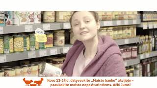 „Maisto banko“ akcija. Kovo 22-23 d.