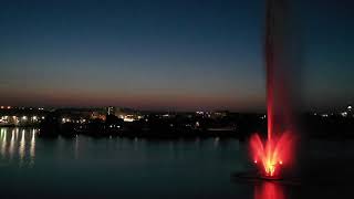 Centennial Fountain remembrance of 215 Indigenous children 2021 06 03