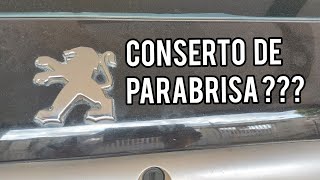 Consertei o parabrisa do 206 e como tirar o aviso de revisão do painel