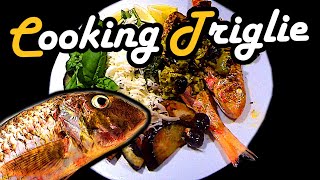 Cooking - Triglia Pesce - Mullus barbatus - Rotbarbe - Triglie Ricette - Recipe