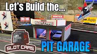 Let's build the SHOW ME SLOT CARS PIT GARAGE!