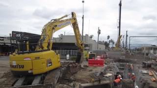 Bentleigh level crossing removal works, 26/3/2016