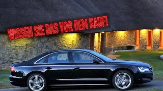 Warum habe ich Audi A8 D4 verkauft? Nachteile eines gebrauchten A8 2010 - 2017 mit Kilometerstand