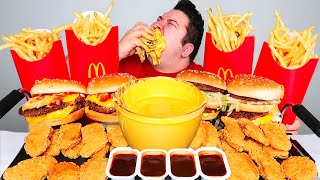 Extra Cheesy McDonald's • MUKBANG