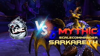 Unic vs. MYTHIC Scalecommander Sarkareth (Devastation Evoker & Mistweaver Monk PoV)