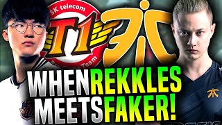 When Rekkles Meets Faker in Korea SoloQ! - FNC Rekkles vs SKT T1 Faker! | SKT T1 Replays Gamer of Be