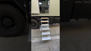 Overland auto stairs #overlanding #overland #offroad #camper r