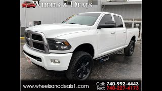 2012 Dodge Ram 2500 SLT 4X4 With a 6.7L Cummins Turbo Diesel Engine