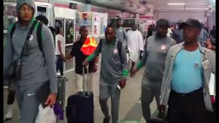 15 Hour Hostage Crisis in Libya, Watch The Reactions As Super Eagles Return Safely