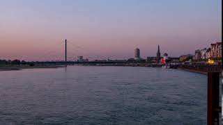 Sonnenuntergang in Düsseldorf