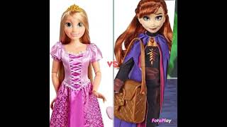 anna vs Rapunzel 💖