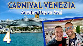 Carnival Venezia: Another day at sea...exploring the ship & making friends! | PART 4, January 2024