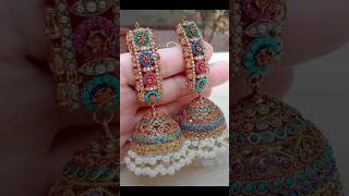 Artificial jhumka design| kundan jhumka #jhumka