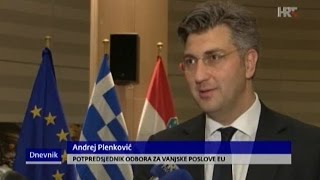 Andrej Plenković za Dnevnik 1 HRT-a  povodom 2400 godina Staroga Grada na otoku Hvaru - 5.4.2016.