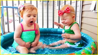 Most Funny Babies Playing With Water 🤣 Funny Angels