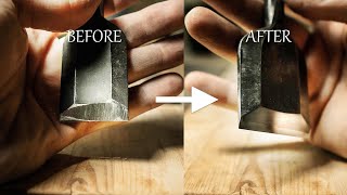 Fixing a Japanese Chisel (INSANE POLISH)