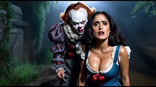 Salma Hayek’s Bewitching Transformation into the Seductive Yet Terrifying Pennywise