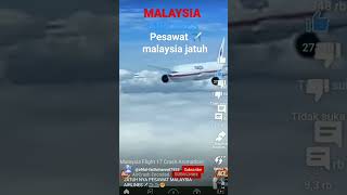 pesawat ✈️ malaysia airlines jatuh