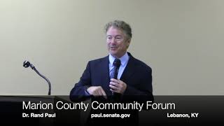 Dr. Rand Paul Speaks with Kentuckians in Lebanon, Kentucky - June 29, 2021