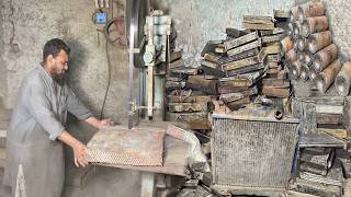 Scrap Radiators Into Beautiful Brass Bars: The Recycling And Manufacturing Factory Process