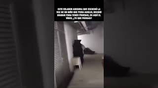 guardia de seguridad graba extrañó suceso en su horario nocturno #miedo #paranormal