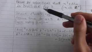 Proof by induction: DIVISIBILITY