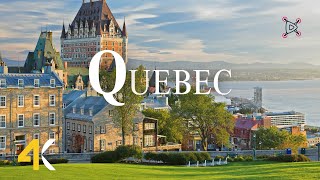 Quebec City 4K Drone Film & Scenic Relaxation Journey with Meditation Music