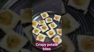 guest ke liye bnaye ye special small crispy potato bites #recipe