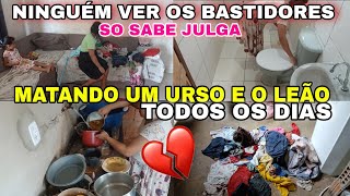 MARIDO VAI EMBORA E VAI ME ABANDONAMATANDO UM URSO E O LEAO😢 TODOS OS DIAS // 😰SO SABE JULGA🤔