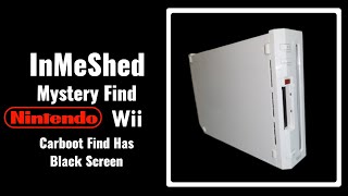 Nintendo Wii repair. Mystery car boot sale Wii  with no history, black screen fix.