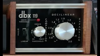 DBX 119 Decilinear / How does it sound on drums? Does it Madlib? Does it Dilla? 1970s VCA compressor