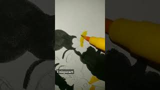 ||CUTE MAA🙏 KALI DRAWING UNIQUE ART|| #drawing #art #cute #like #share #god #subscribe