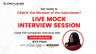 Live Mock Interview with Software Engineer at Google