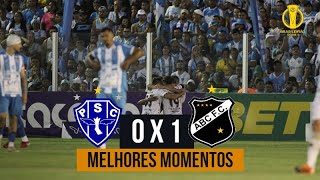 Paysandu 0 X 1 ABC (Papão se complica em Casa) |Melhores Momentos Série C 2022