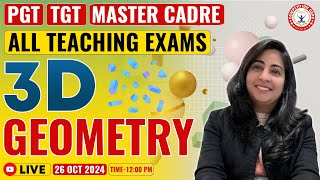 3D Geometry for PGT |  TGT | KVS | NVS | Master Cadre & ALL TEACHING EXAMS #competitionguru