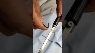 Knife installation and change（Video 1）