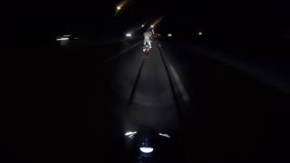 Interstate wheelies on R1 and Zx-10