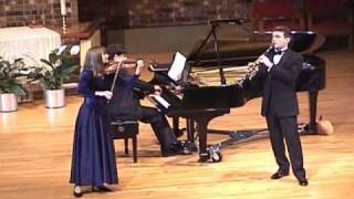 Aram Khachaturian Trio for clarinet, violin and piano - 2nd movement: Allegro