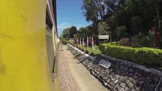 Bkk to Chiang Mai train tunnel & scenery