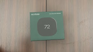 ecobee Smart Thermostat Enhanced (2022) Unboxing