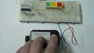 Бегущие огни на светодиодах, на микроконтроллере AVR attiny 2313.