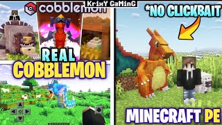 BEST COBBLEMON MOD FOR MINECRAFT PE/BEDROCK [ 1.21+ ] | COBBLEMON MOD FOR MCPE/MCBE !