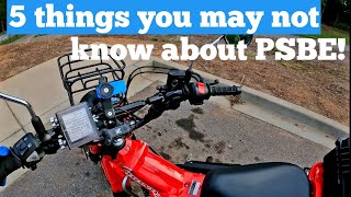 5 things you might not know about us (ride to the park on the Honda CT125)