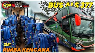 BUS ALS 377 AKHIRNYA MULAI DIPASANG KURSI BY RIMBA KENCANA || UPDATE PROGRESS BUS DI MP76