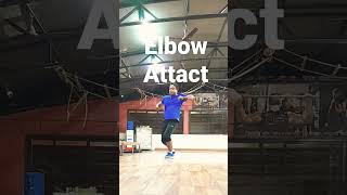 Front elbow and back elbow attact on the face#shortvideo